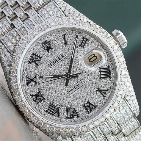 rolex full diamond dial|Rolex full diamond prix.